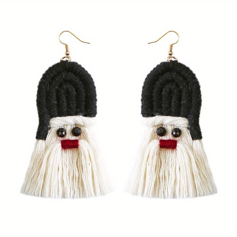 Bohemian Tassel Woven Earrings for Christmas