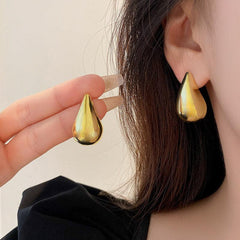 Water Drop Temperament Stud Earrings