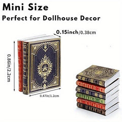 1:12 Scale Dollhouse Miniatures Assorted Timeless Miniature Books