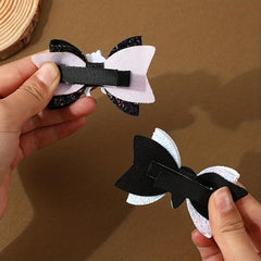 Halloween Bow Hairpins Set Spiders Pumpkins Ghosts Funny Hair Accessories