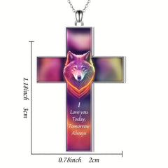 Retro Cross Pendant Necklace - Creative Anniversary Party Toy Gift