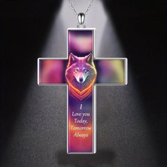 Retro Cross Pendant Necklace - Creative Anniversary Party Toy Gift