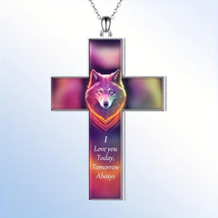 Retro Cross Pendant Necklace - Creative Anniversary Party Toy Gift