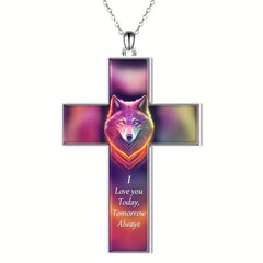 Retro Cross Pendant Necklace - Creative Anniversary Party Toy Gift