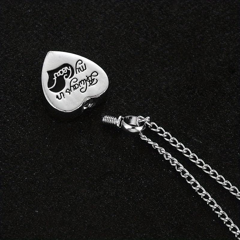 Cremation Heart Urn Necklaces For Ashes Sterling Silver Pendant
