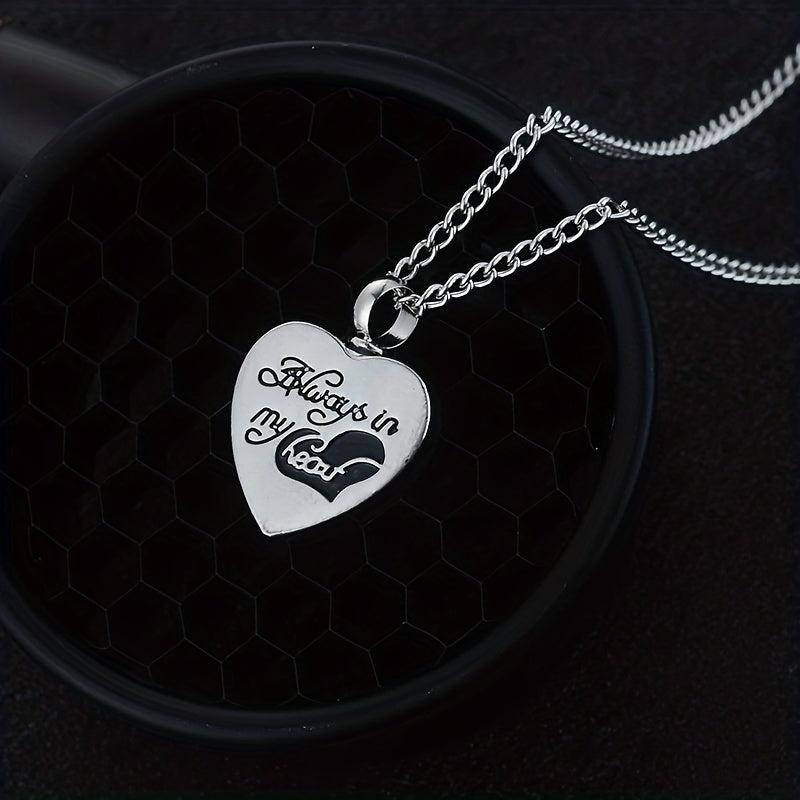 Cremation Heart Urn Necklaces For Ashes Sterling Silver Pendant