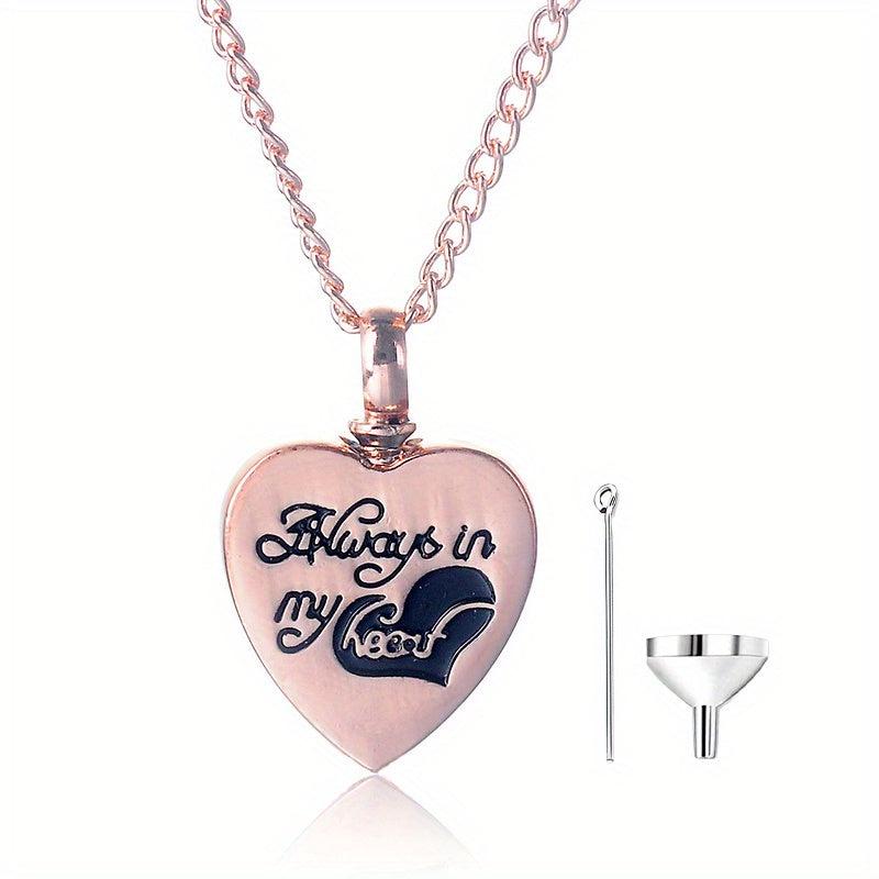 Cremation Heart Urn Necklaces For Ashes Sterling Silver Pendant