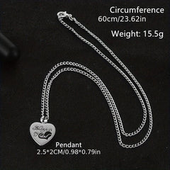 Cremation Heart Urn Necklaces For Ashes Sterling Silver Pendant