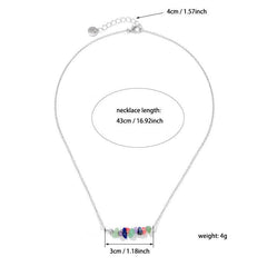 Colorful Bohemian Beads Pendant Necklace