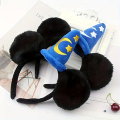 Holiday Cartoon Embroidery Hair Band Magic Hat Moon Hair Accessories