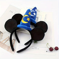Holiday Cartoon Embroidery Hair Band Magic Hat Moon Hair Accessories