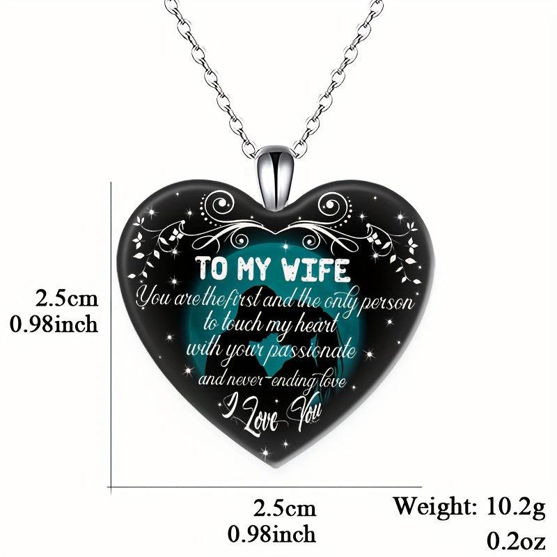 Love Crystal Pendant Necklace Alphabet Necklace For Kids Daughters Adults