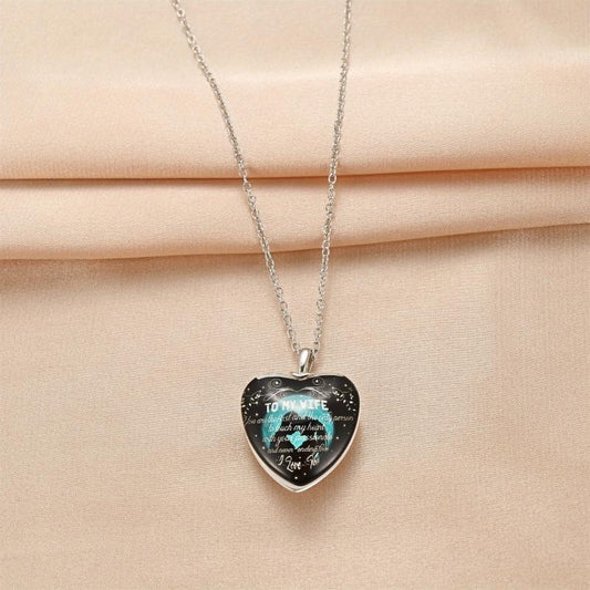 Love Crystal Pendant Necklace Alphabet Necklace For Kids Daughters Adults