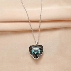 Love Crystal Pendant Necklace Alphabet Necklace For Kids Daughters Adults
