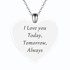 Heart Shaped Dinosaur Pendant Necklace Toy For Kids Daughters