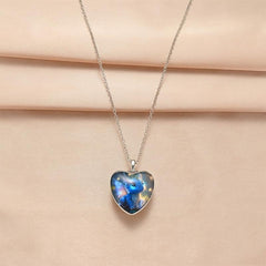 Heart Shaped Dinosaur Pendant Necklace Toy For Kids Daughters