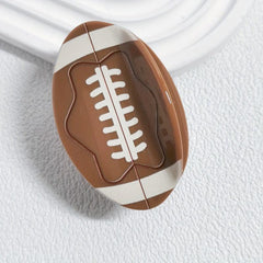 Acetate Football Shape Hair Claw Clips Ponytail Holder Hair Clip For Women Girls