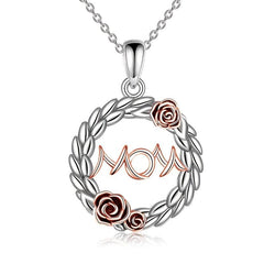 Vintage Round Pendant Alloy Necklace Toy For Kids Daughters Christmas Gift