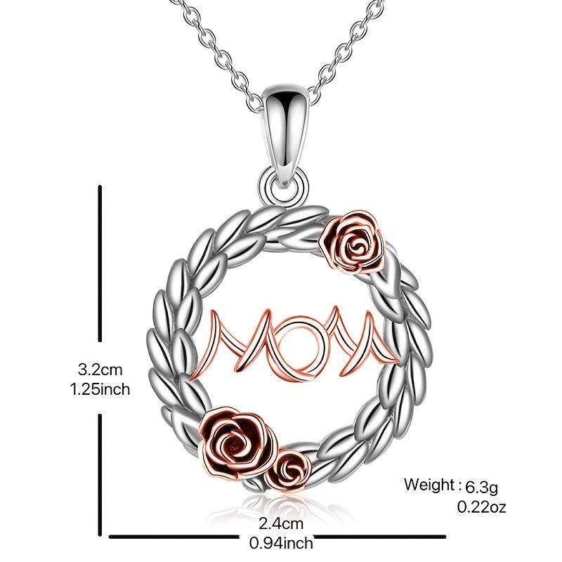 Vintage Round Pendant Alloy Necklace Toy For Kids Daughters Christmas Gift