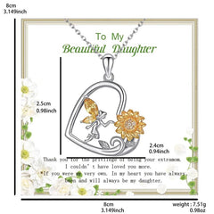 Fairy Flower Pendant Necklace for Women - Anniversary Party Gift