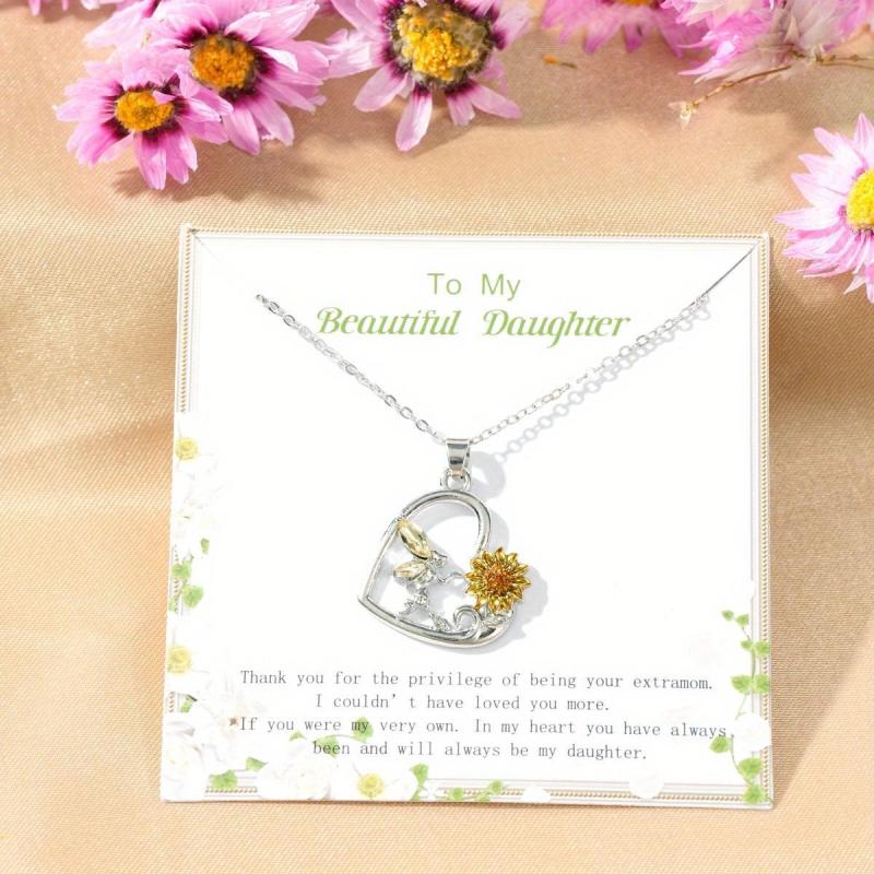 Fairy Flower Pendant Necklace for Women - Anniversary Party Gift
