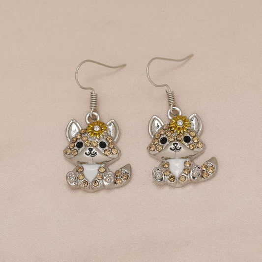 Fox Earrings Cute Cartoon Style for Women Girls