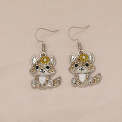 Fox Earrings Cute Cartoon Style for Women Girls