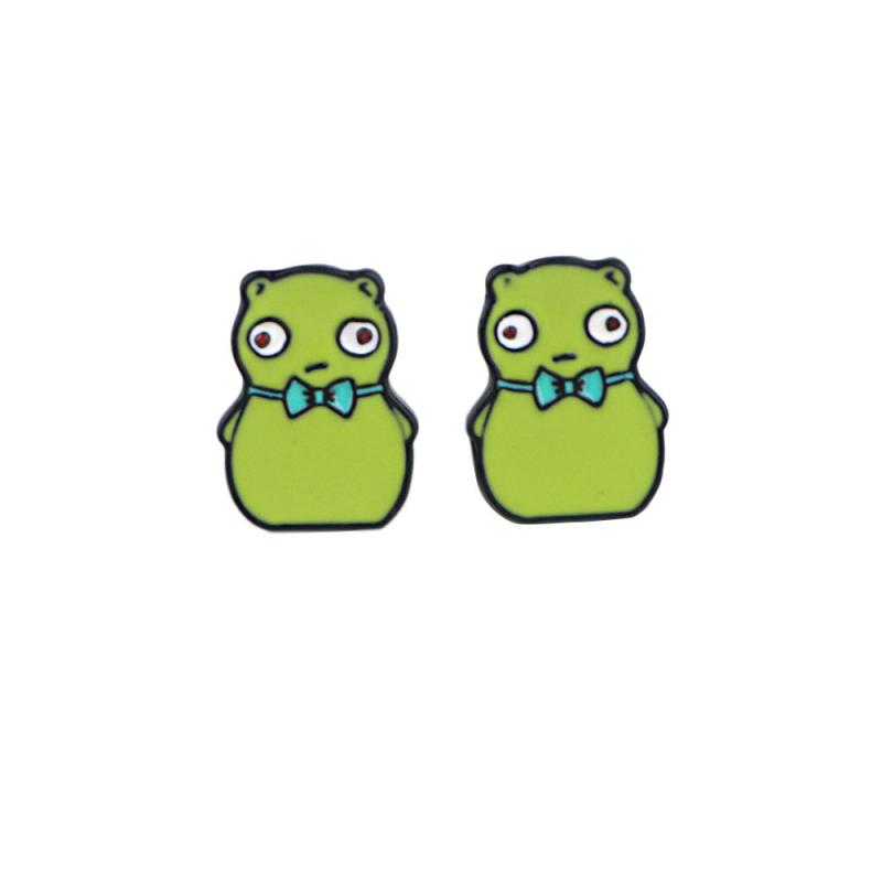 Cartoon Piercing Earrings for Girls Kids Jewelry Gift