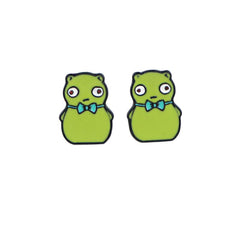 Cartoon Piercing Earrings for Girls Kids Jewelry Gift