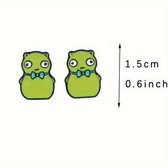 Cartoon Piercing Earrings for Girls Kids Jewelry Gift