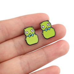 Cartoon Piercing Earrings for Girls Kids Jewelry Gift