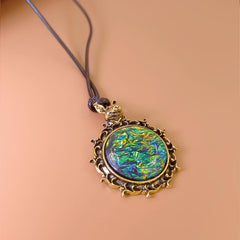 Retro Rabbit Head Resin Pendant Necklace Party Jewelry Gift
