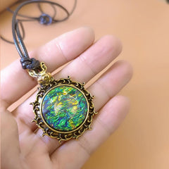 Retro Rabbit Head Resin Pendant Necklace Party Jewelry Gift