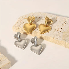 Retro Love Pendant Earrings Party Jewelry Gift