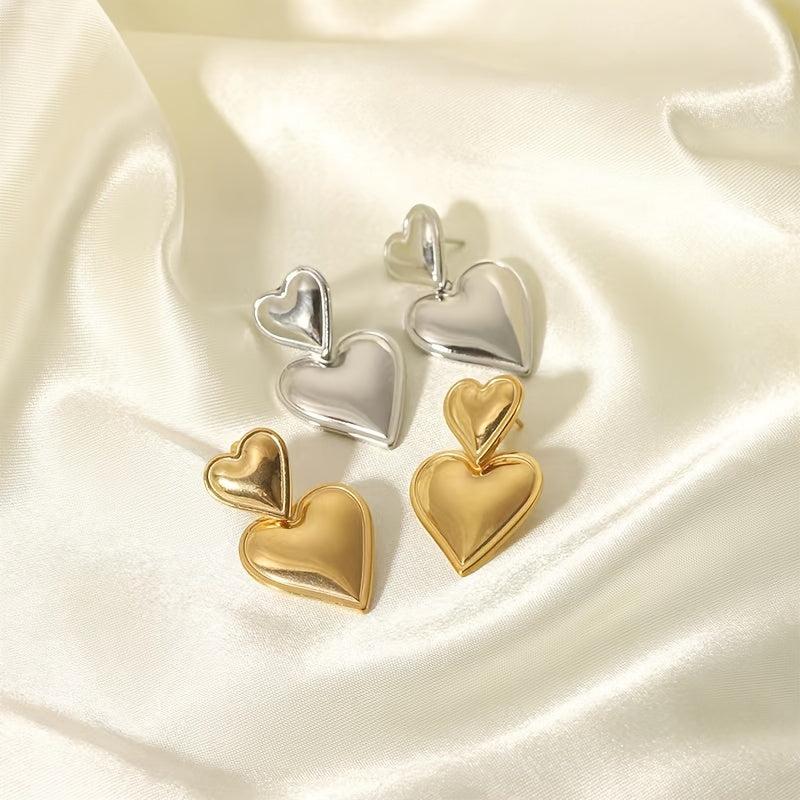 Retro Love Pendant Earrings Party Jewelry Gift
