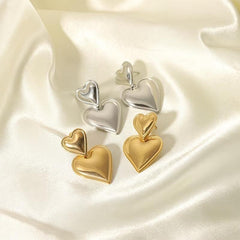 Retro Love Pendant Earrings Party Jewelry Gift