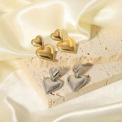 Retro Love Pendant Earrings Party Jewelry Gift