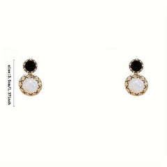 Retro Golden Fragrant Wind Earrings Tide