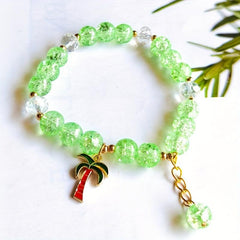 Crystal Bracelet Female Pendant Clear Glass Hand String