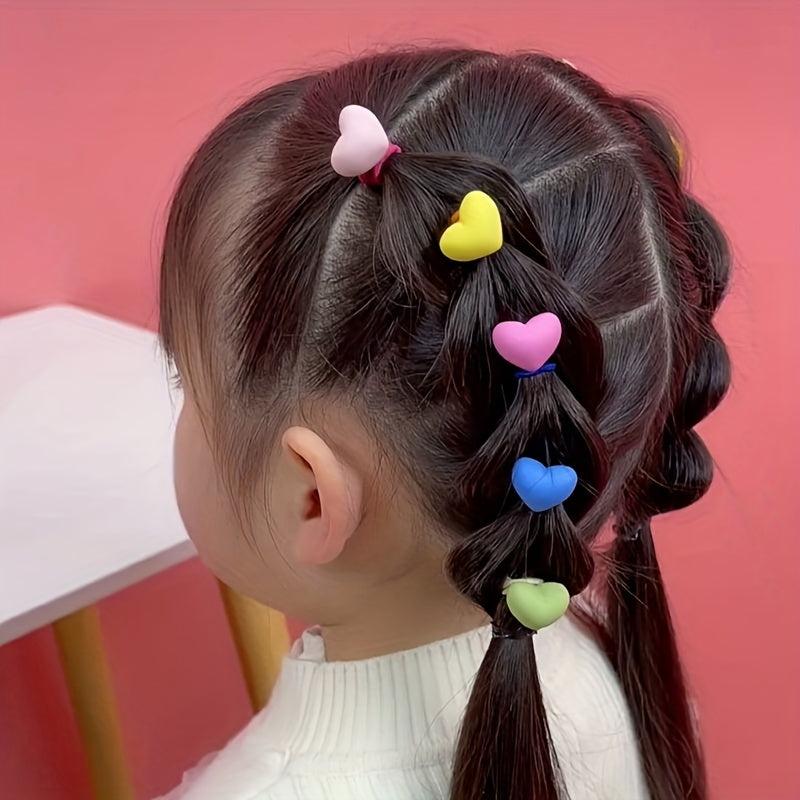 10pcs Star Shaped Hair Ties for Baby Girls