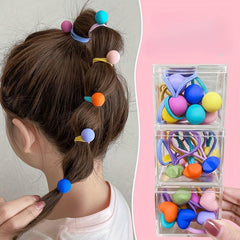 10pcs Star Shaped Hair Ties for Baby Girls