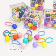 10pcs Star Shaped Hair Ties for Baby Girls