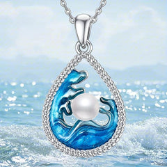 Vintage Teardrop Pendant Alloy Necklace Toy For Kids