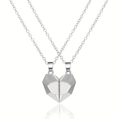 2pcs Magnetic Necklaces Glossy Couple Magnetic Love Necklace