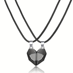 2pcs Magnetic Necklaces Glossy Couple Magnetic Love Necklace
