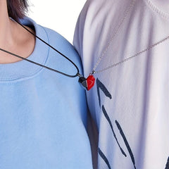 2pcs Magnetic Necklaces Glossy Couple Magnetic Love Necklace