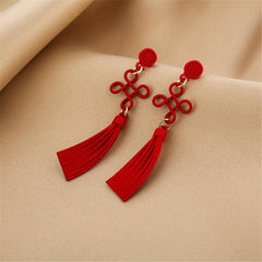 Tassel Earrings Silvery Plated Jewelry For Women Party Holiday
