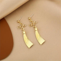 Tassel Earrings Silvery Plated Jewelry For Women Party Holiday