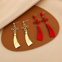 Tassel Earrings Silvery Plated Jewelry For Women Party Holiday