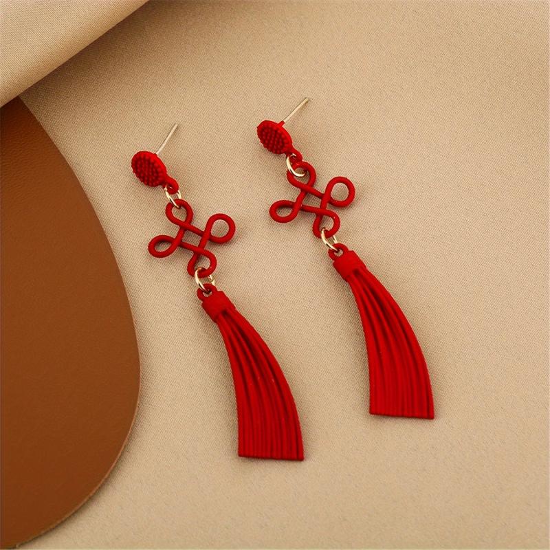 Tassel Earrings Silvery Plated Jewelry For Women Party Holiday